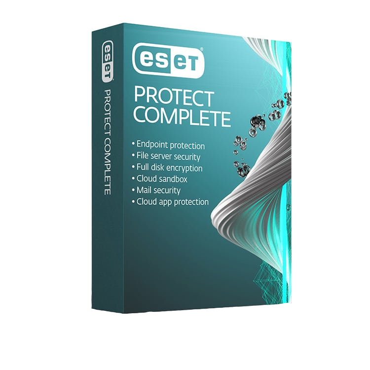 imagen caja antivirus Eset protect complete