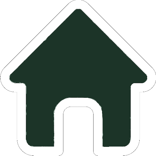 logo casa fondo negro blanco