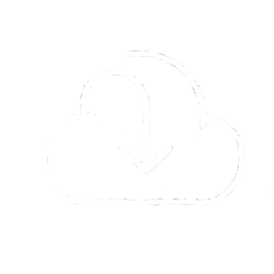 icono vectorial migración cloud